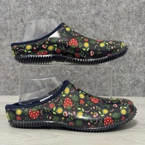 Western Chief Garden Strawberries Waterproof Clogs Women's Sz 10 Rubber Slip On